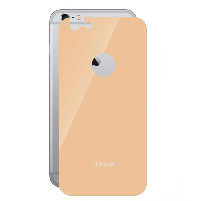 İphone 6, İphone 6s Arka Renkli Kırılmaz Cam Arka Koruyucu