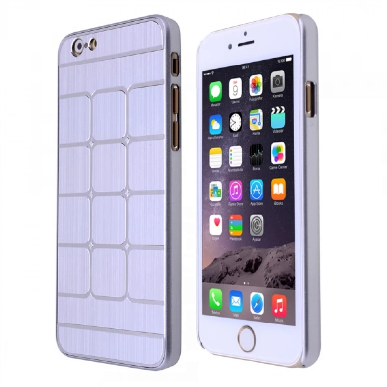 İPhone 6 Plus -İPhone 6s Plus Ultra Koruma Metal Plastik Kılıf