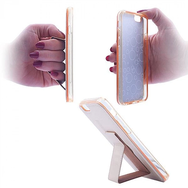 İphone 6,6s Standlı Elde Tutmalı Silikon Kılıf
