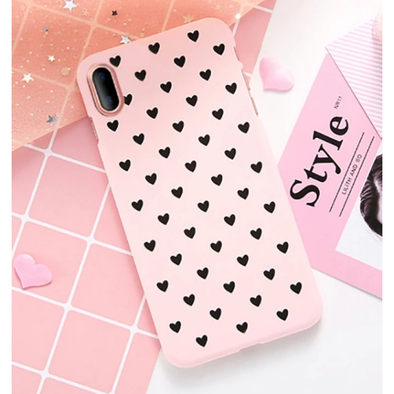 İphone X Xs Çoklu Kalp Premium Pc Kılıf