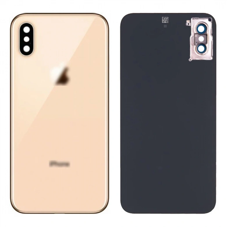 İPhone XS Arka Pil Batarya Kapağı+ Kamera Lens