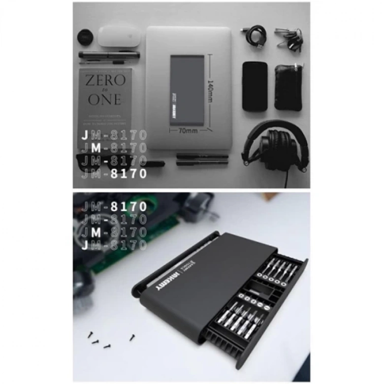 Jakemy JM-8170 21 Parça Çok Fonksiyonlu Hassas Tornavida Seti