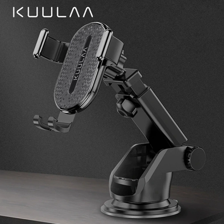 KUULAA Gravity Suction Cup Teleskopik Cep Telefonu Araç Tutucu
