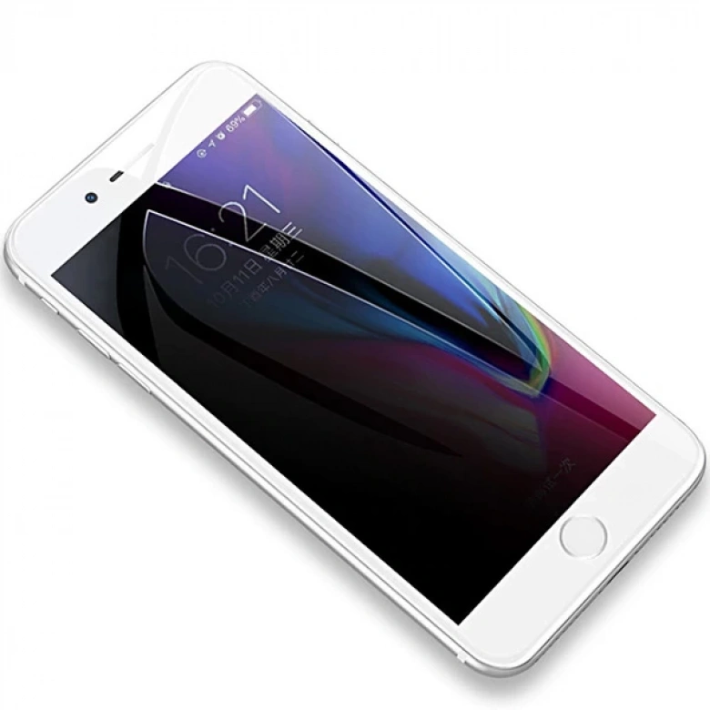 KUULAA İPhone 6S-6 Plus 3d Full Privacy Gizlilik Kırılmaz Cam Ekran Koruyucu