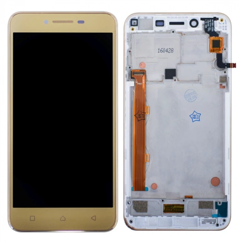 Lenovo Vibe K5 A6020 Plus Lcd Ekran Dokunmatik Çıtalı (sarı Filim)