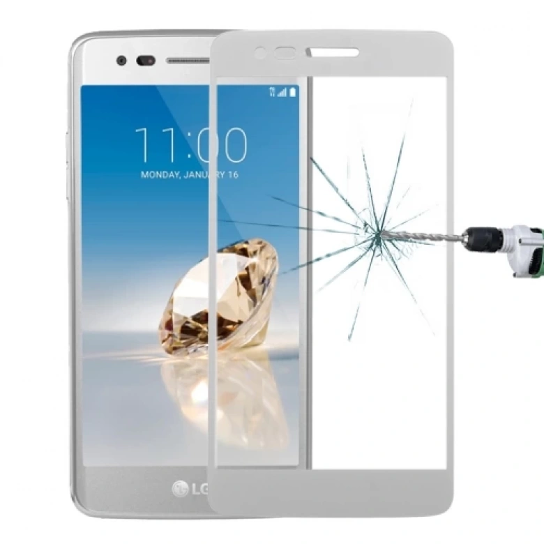 Lg K8 2017 Full Kaplama Kırılmaz Cam Ekran Koruyucu