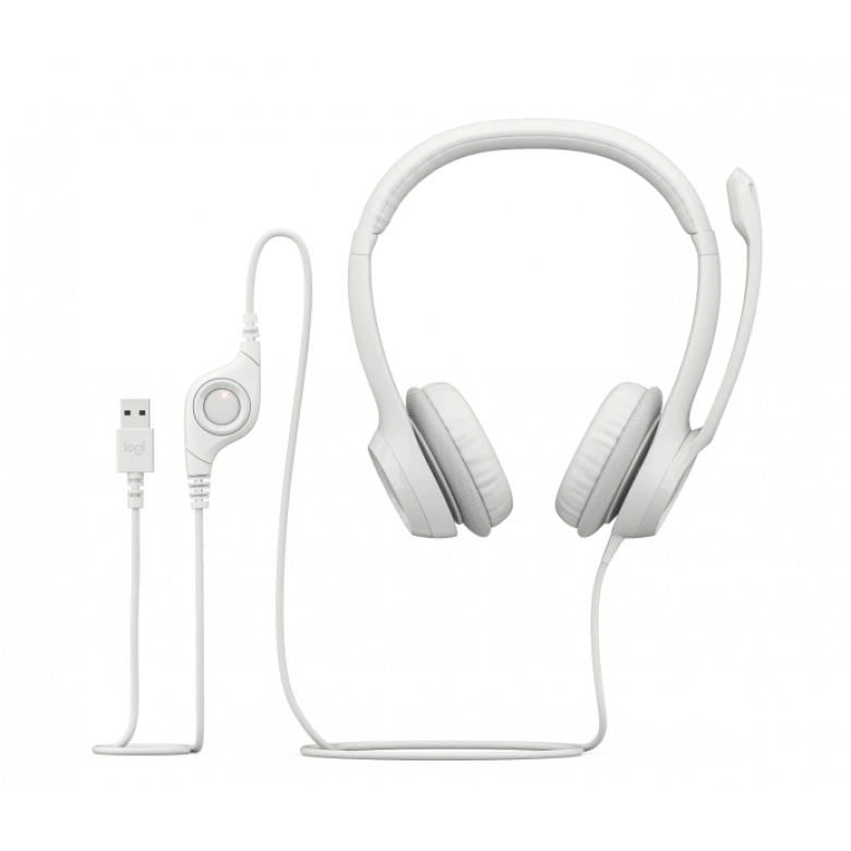LOGITECH H390 MIKROFONLU BEYAZ KULAKLIK 981-001286