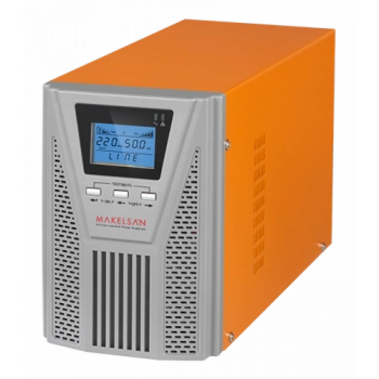 MAKELSAN POWERPACK SE 1 KVA / 900W (1F/1F) 5-10dk (2x 12V/9AH) ONLINE MU01000N11EAV06