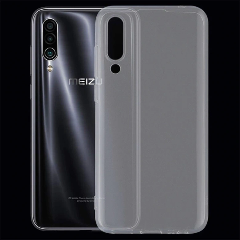 Meizu 16XS  Kamera Korumalı Fit Silikon Kılıf