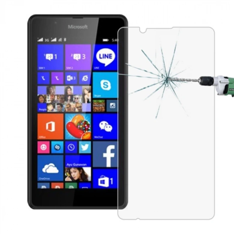 Microsoft Lumia 540 Tempered Kırılmaz Cam Ekran Koruyucu