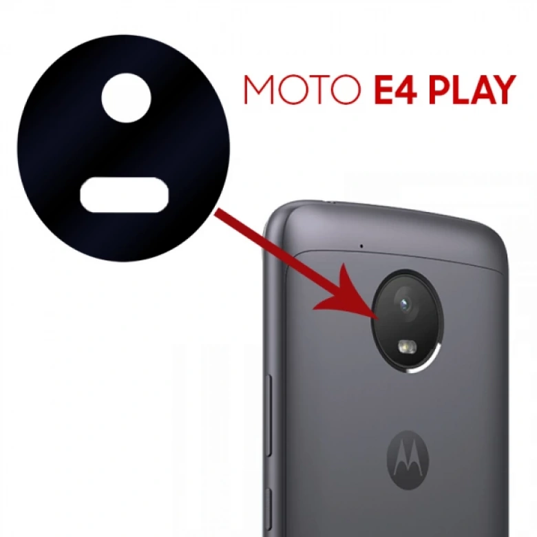 Motorola Moto E4 Plus Kamera Lens Kapak