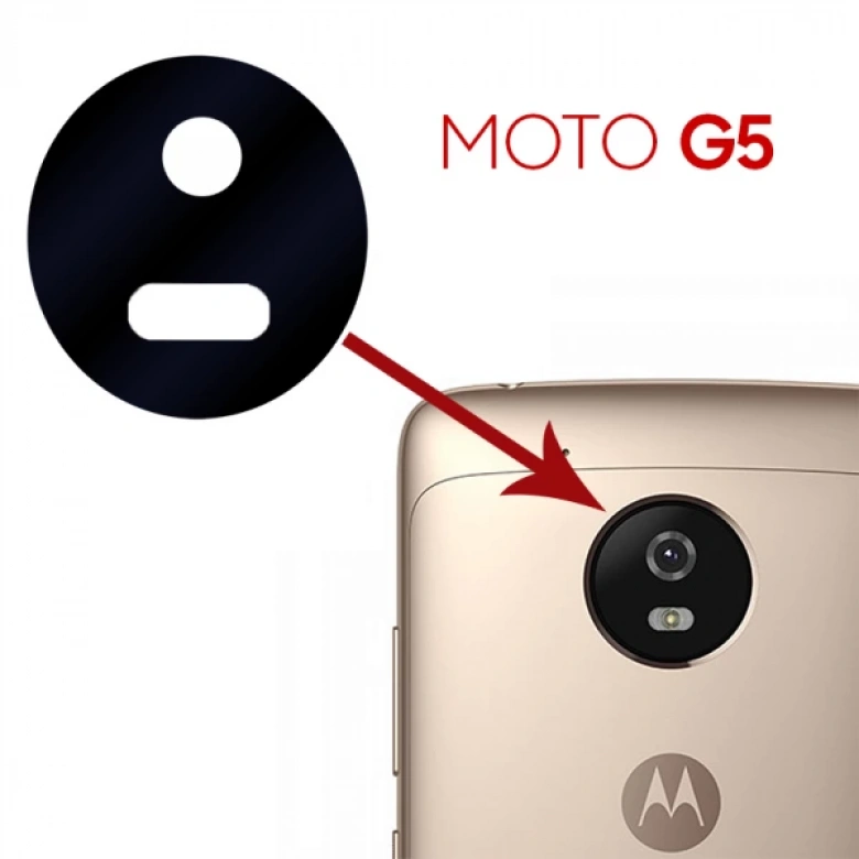 Motorola Moto G5 Kamera Lens Kapak