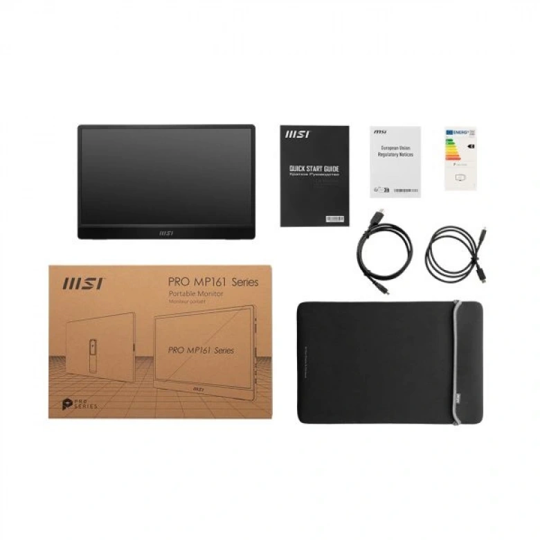 MSI 15.6 PRO MP161 E2U 1920X1080 (FHD) 16:9 FLAT