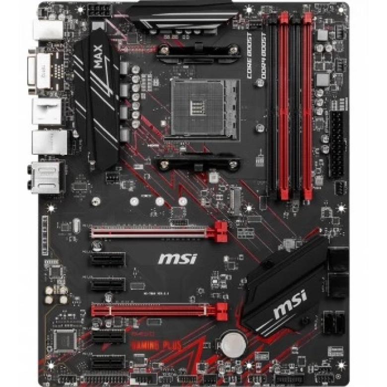 MSI B450 GAMING PLUS MAX AM4 DDR4 3466(OC)DVI HDMI USB3.2 ATX