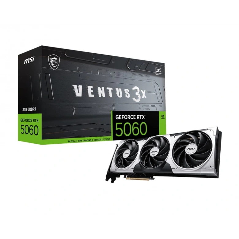 MSI GEFORCE RTX 5060 8G VENTUS 3X OC