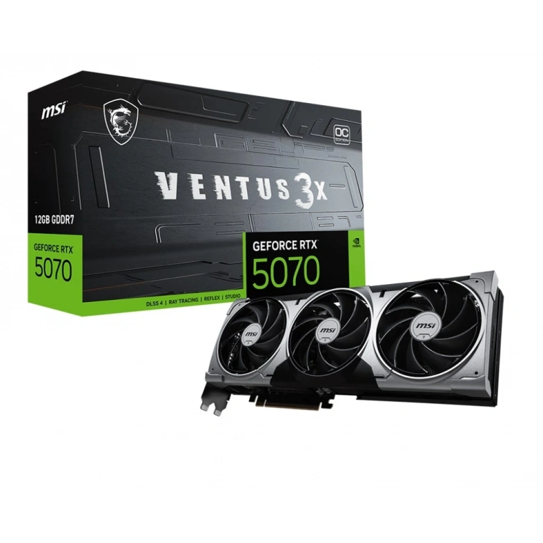 MSI GEFORCE RTX 5070 12G GDDR7 VENTUS 3X OC