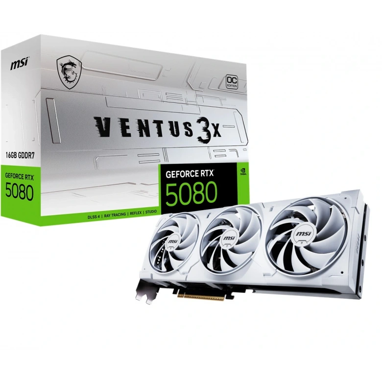 MSI GEFORCE RTX 5080 16G VENTUS 3X OC WHITE