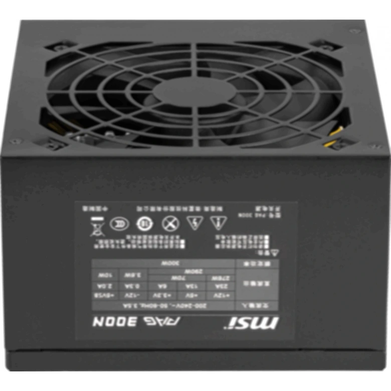 MSI MAG A300N-H 300W POWER SUPPLY