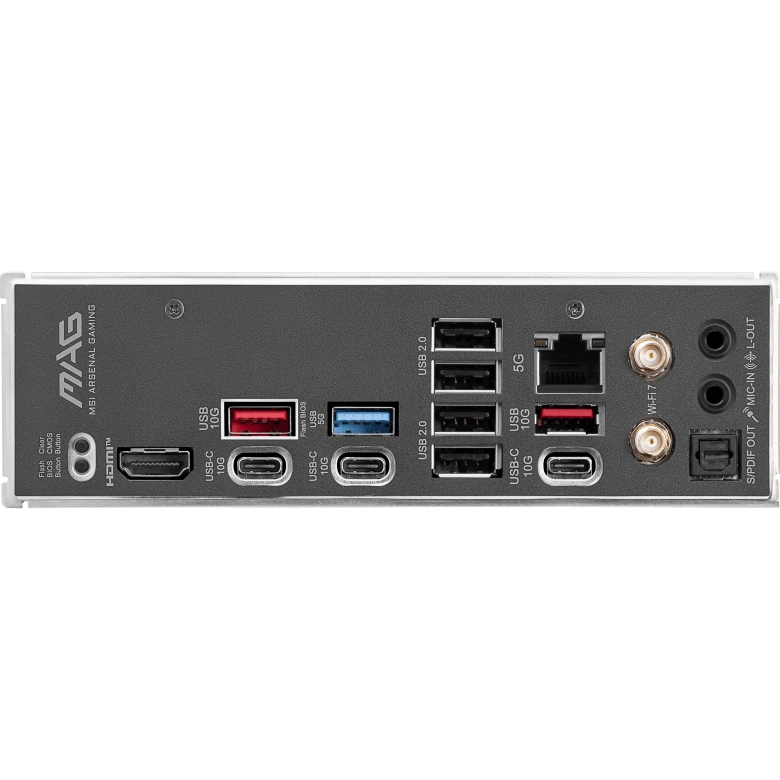 MSI MAG B850 TOMAHAWK MAX WIFI AM5 DDR5 8400MHZ(OC) HDMI 4x M.2 USB 10Gbs 5G LAN WI-FI 7 ATX