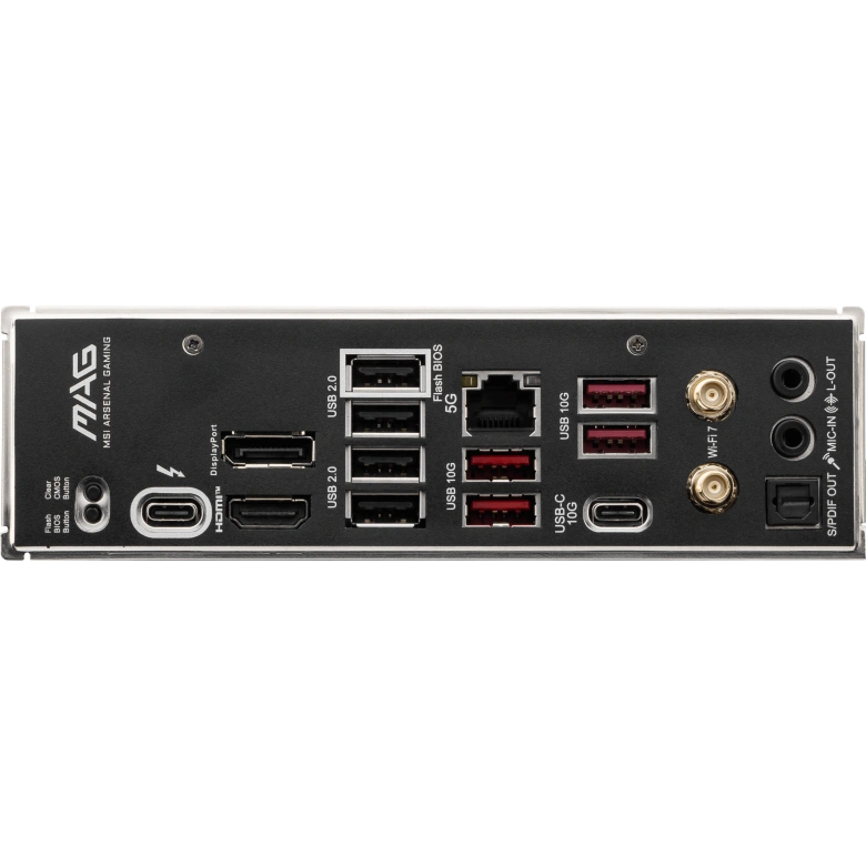 MSI MAG B860 TOMAHAWK WIFI SOKET 1851 DDR5 9200MHZ(OC) 3xM.2 2x TB4 HDMI DISPLAY 5G LAN WIFI 7 ATX