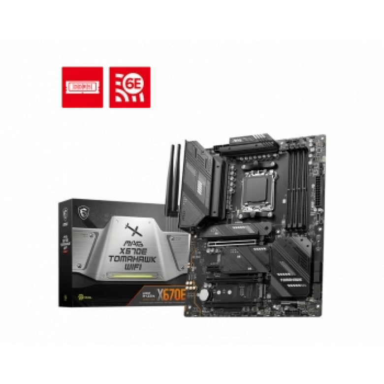 MSI MAG X670E TOMAHAWK WIFI AM5 DDR5 6600MHZ ATX