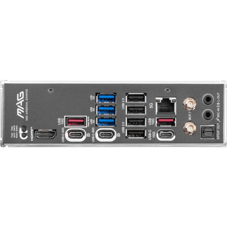 MSI MAG X870E TOMAHAWK WIFI AM5 DDR5 8400MHZ(OC) USB4 4x M.2 HDMI 2X DP 5G LAN WIFI 7 RGB ATX