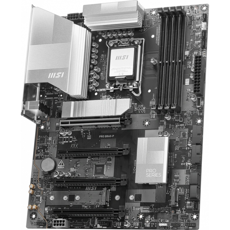 MSI PRO B860-P SOKET 1851 DDR5 8600MHZ(OC) 3xM.2 1x TB4 HDMI DISPLAY 5G LAN ATX