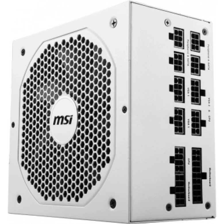 MSI MPG A750GF WHITE 750W 80+ GOLD POWER SUPPLY
