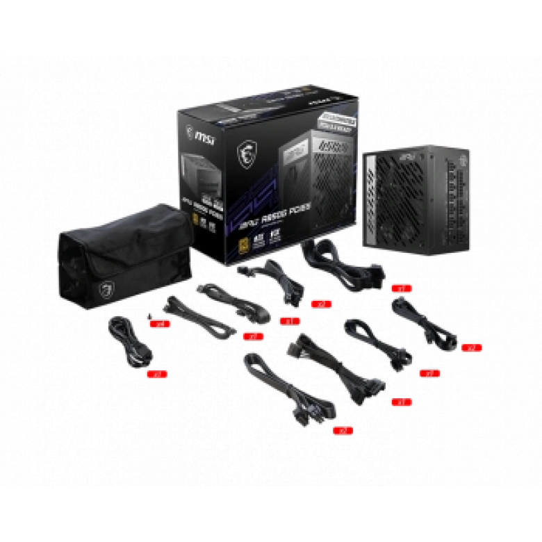 MSI MPG A850G PCIE5 850W 80+ GOLD POWER SUPPLY