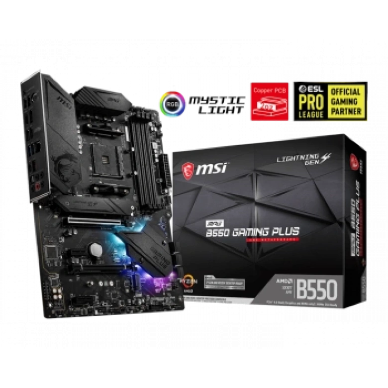 MSI MPG B550 GAMING PLUS DDR4 4400(OC)Mhz ATX AM4