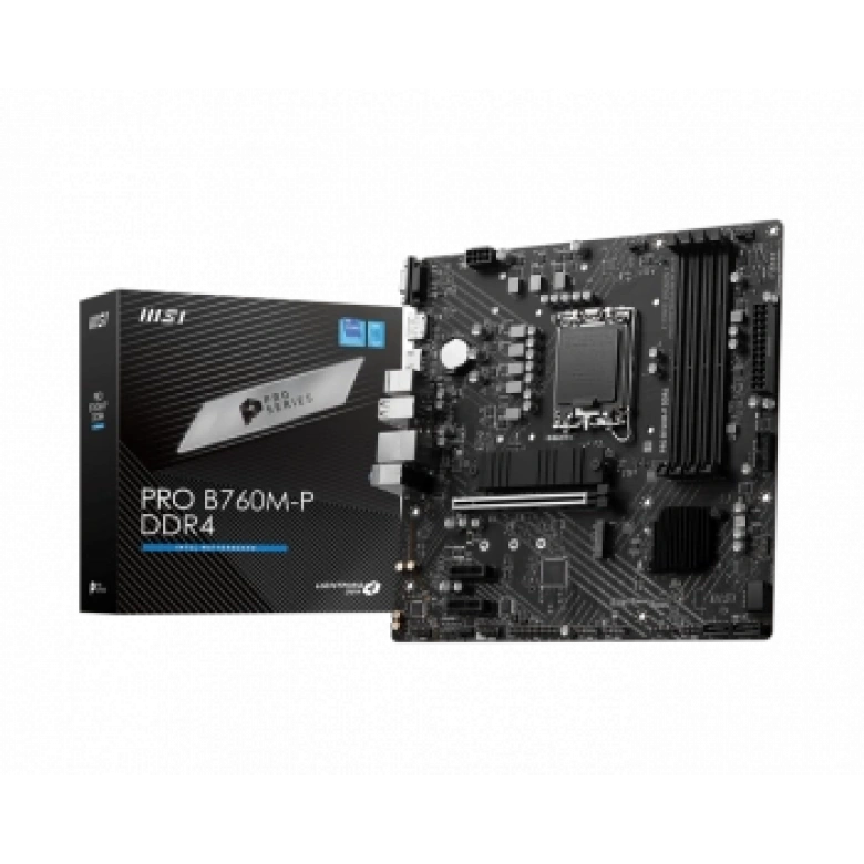 MSI PRO B760M-P DDR4 4800(OC) DDR4 HDMI DP M.2 ATX 1700p