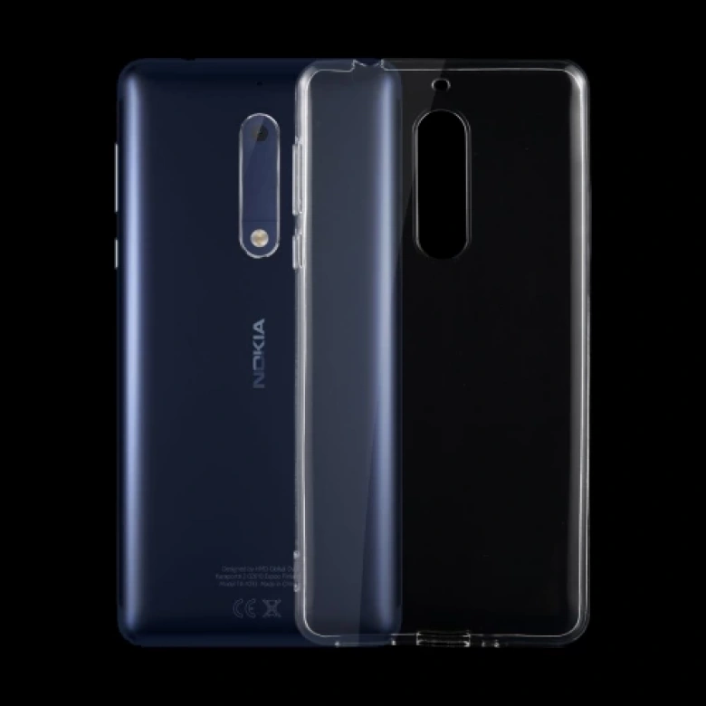 Nokia 5 Ultra Slim Şeffaf Soft Silikon Kılıf