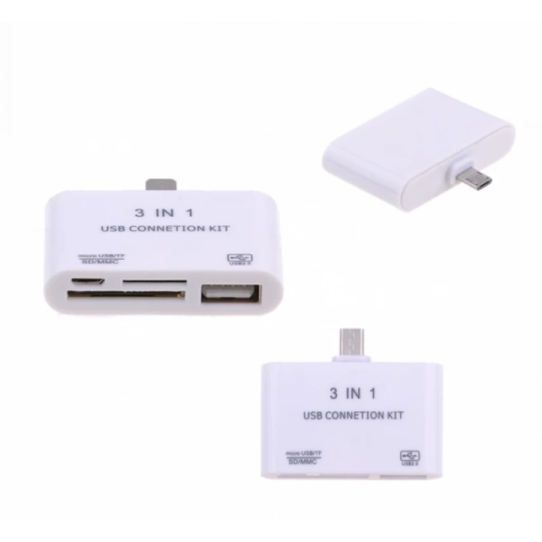 Otg Mobile Micro Usb 2.0 Kart Okuyucu