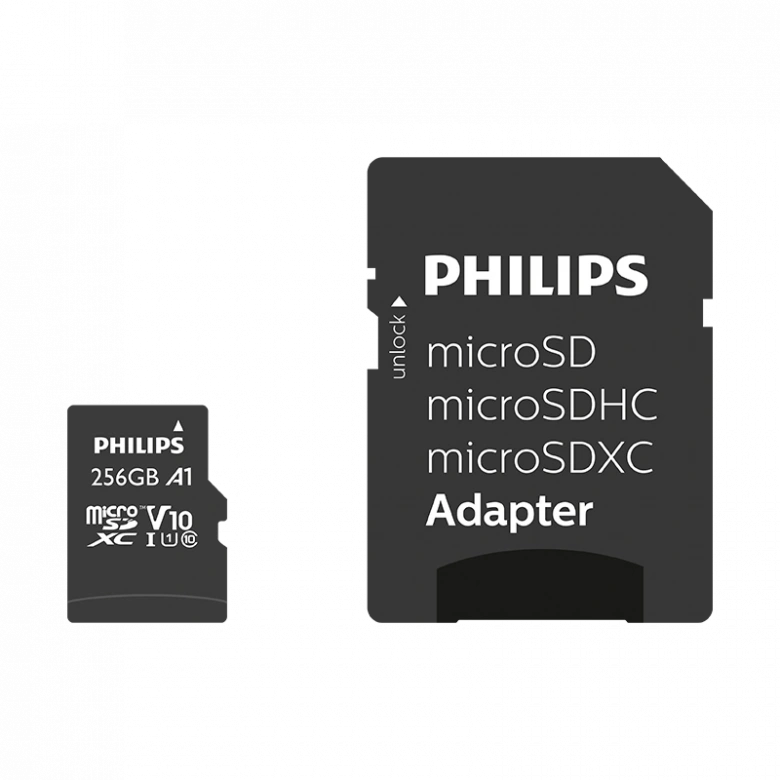 PHILIPS 256GB MICRO SDXC 80 MB/S C10 FM25MP45B/00