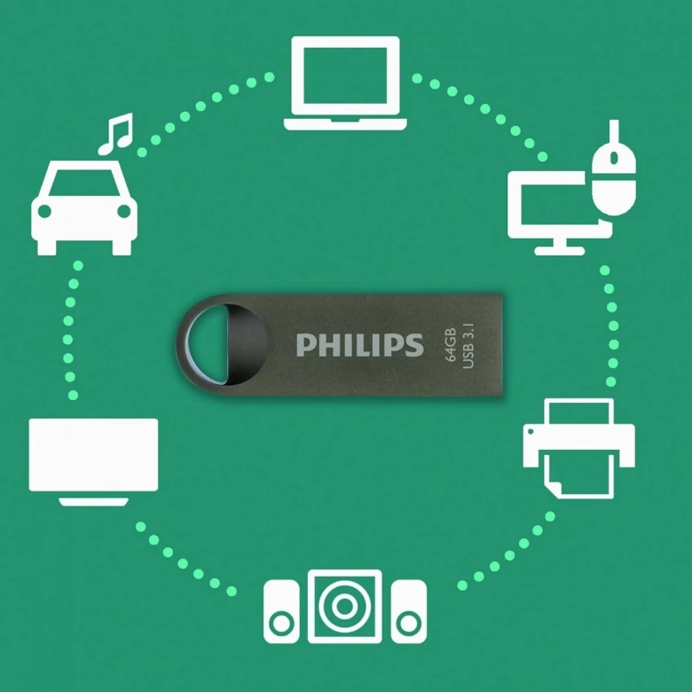 PHILIPS 64GB USB3.1 100/150MB/S FM64FD165B/00