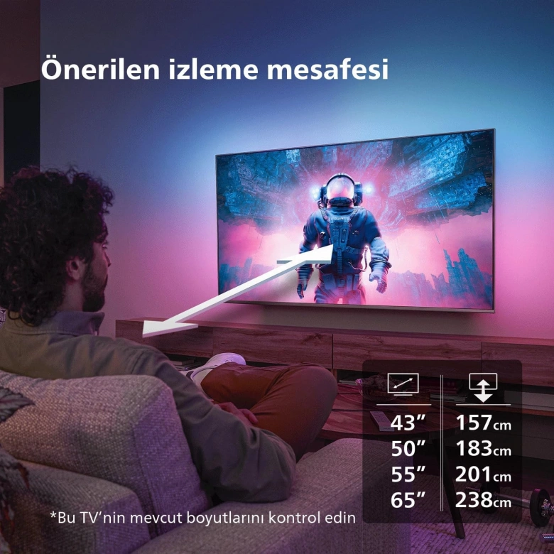 PHILIPS 65PUS8909 4K ULTRA HD 65 165 EKRAN UYDU