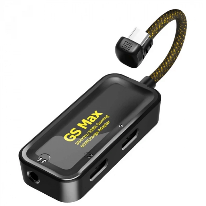 Plextone GS MAX 60W Type-C Hızlı Şarj ve 3.5mm Kulaklık Dönüştürücü Adaptör