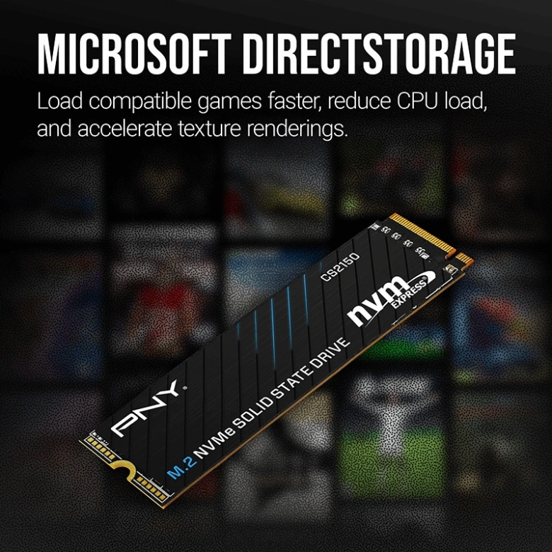 PNY CS2150 1TB 10200/8300 MB/s M.2 NVMe SSD (M280CS2150-1TB-TB)