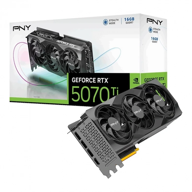 PNY RTX5070Ti 16GB GDDR7 256Bit Ekran Kartı (VCG5070T16TFXPB1)