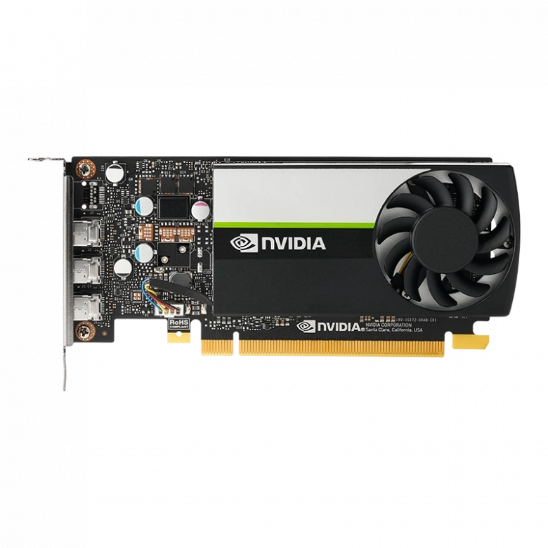 PNY VCNT400 4GB DDR6 64Bit 3 xDISPLAY ÇIKIŞLI PASİF SOĞUTUCULU YAPAY ZEKA AI EKRAN KARTI  (VCNT400-4GB-SB)