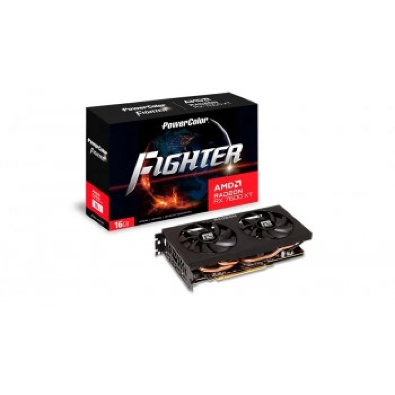POWERCOLOR FIGHTER RX7600XT 16G-F 16GB GDDR6 128Bit