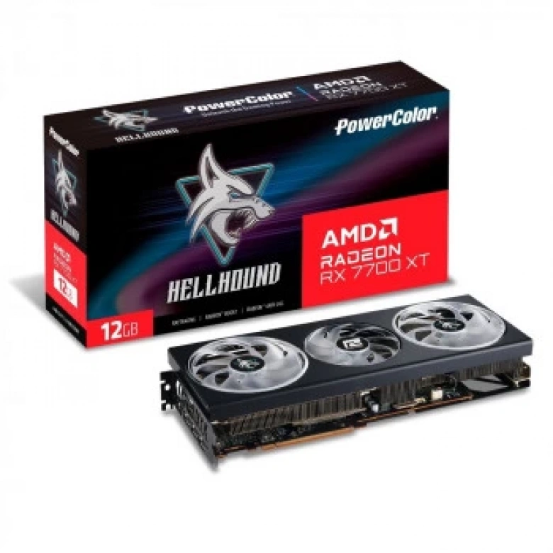 POWERCOLOR HELLHOUND RX7700XT 12G-L/OC 12GB GDDR6 192Bit
