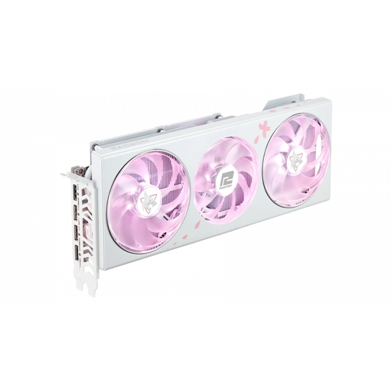 POWERCOLOR HELLHOUND RX7800XT 16G-L/OC SAKURA Limited Edition GDDR6 256Bit