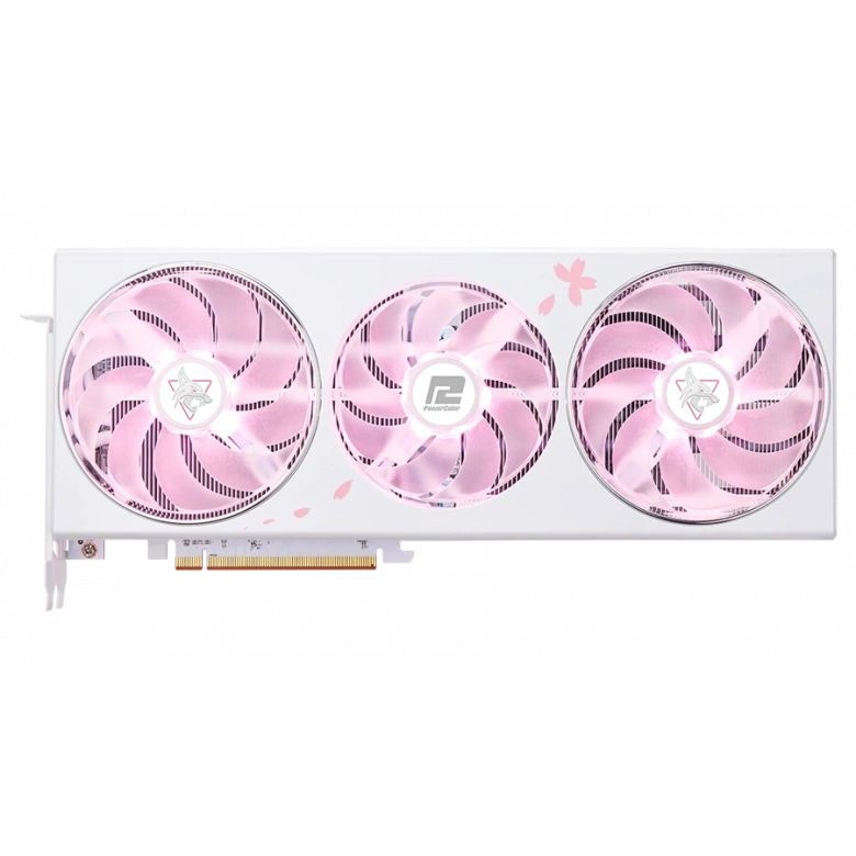POWERCOLOR HELLHOUND RX7800XT 16G-L/OC SAKURA Limited Edition GDDR6 256Bit