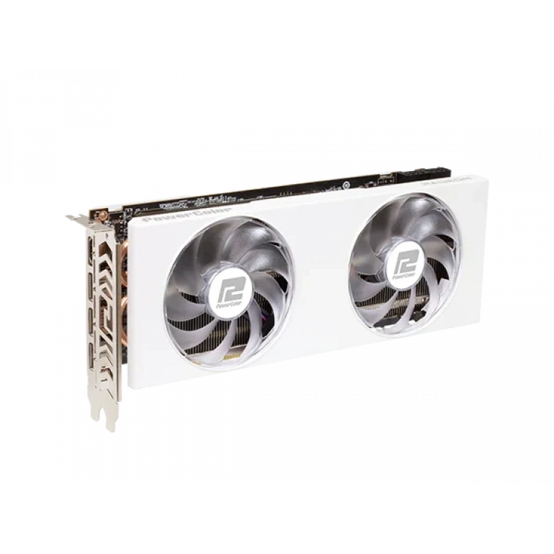 POWERCOLOR RX7700XT 12G-P/WHITE GDDR6 192BIT