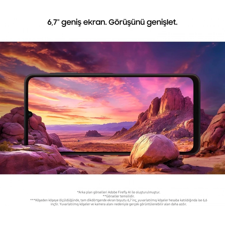 SAMSUNG GALAXY A06 128GB 4GB RAM MAVI CEP TELEFONU