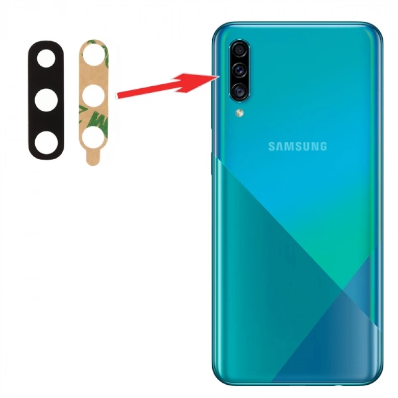 Samsung Galaxy A30s A307F Kamera Lens Camı