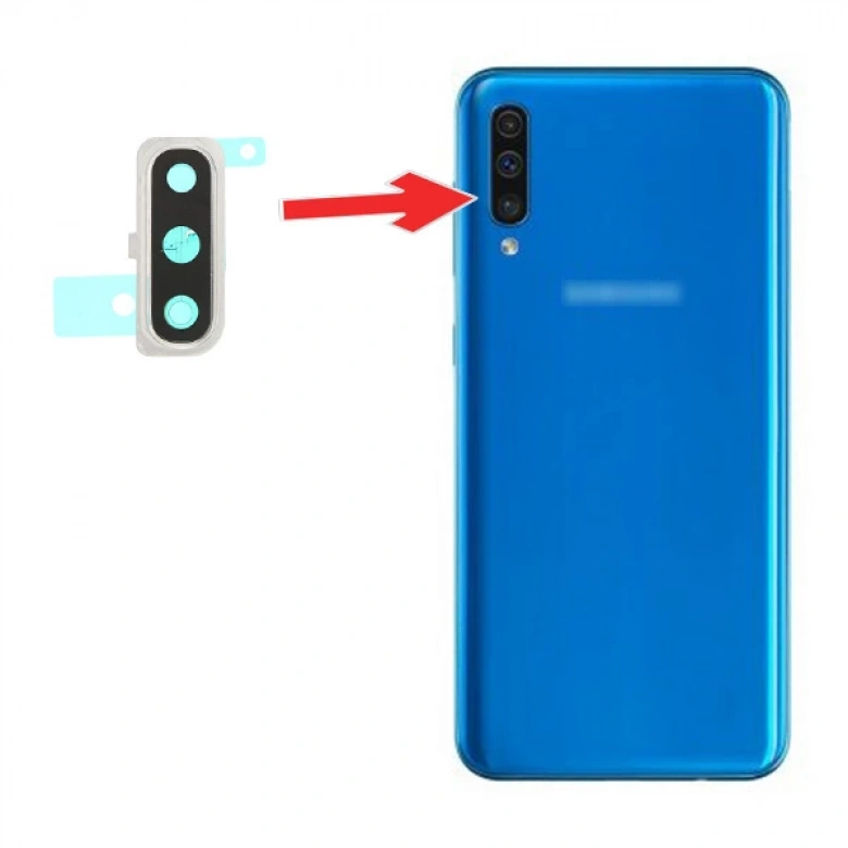 Samsung Galaxy A50 SM-A505 Full Kamera Lens Çerçeve