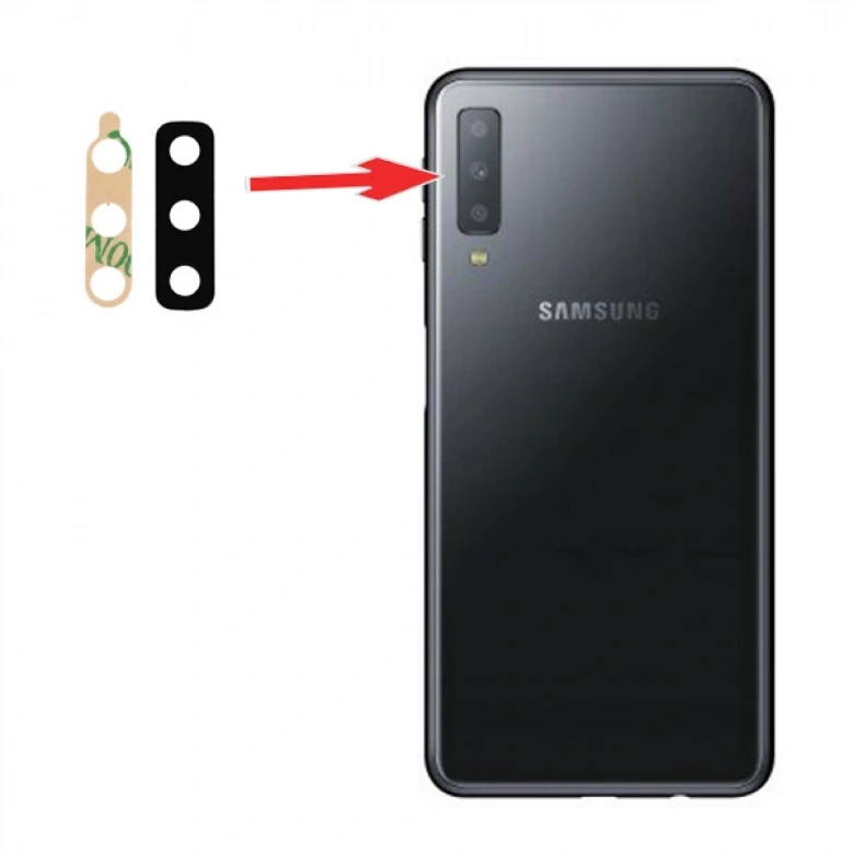 Samsung Galaxy A7 (2018) A750 Arka Kamera Lens