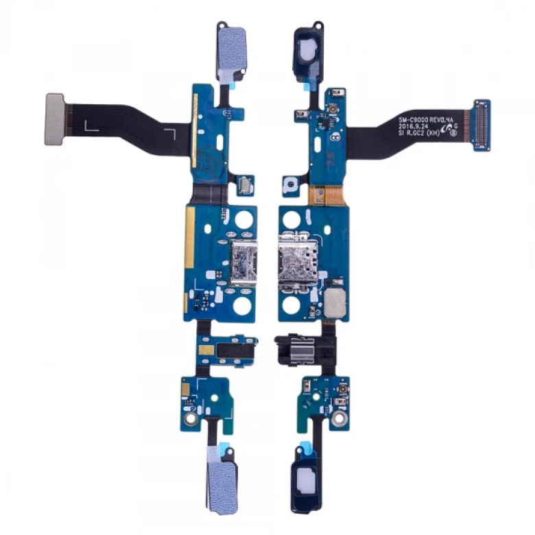 Samsung Galaxy C9 Pro İçin Şarj Kulalık Soket Mikrofon Filmi